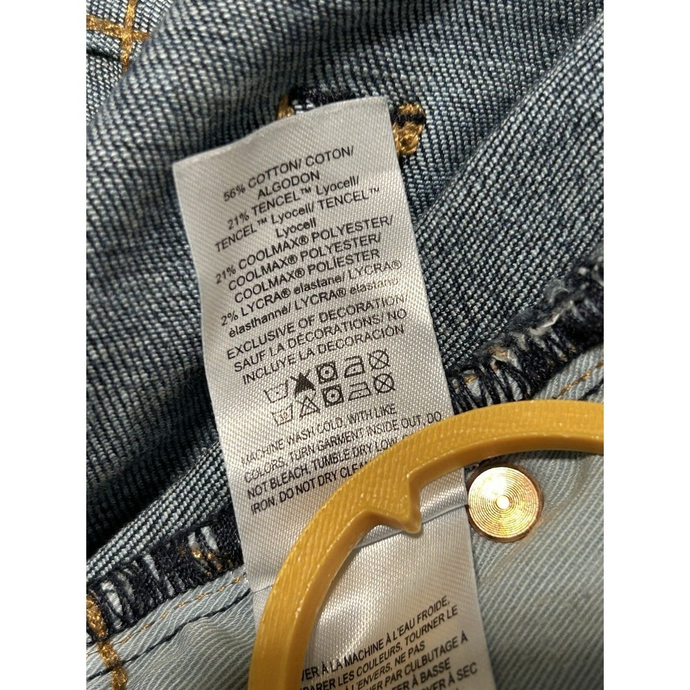Lucky Brand 110 Slim Jeans Mens 32x29 Blue Medium Wash Excellent Stretch Denim - Picture 13 of 16